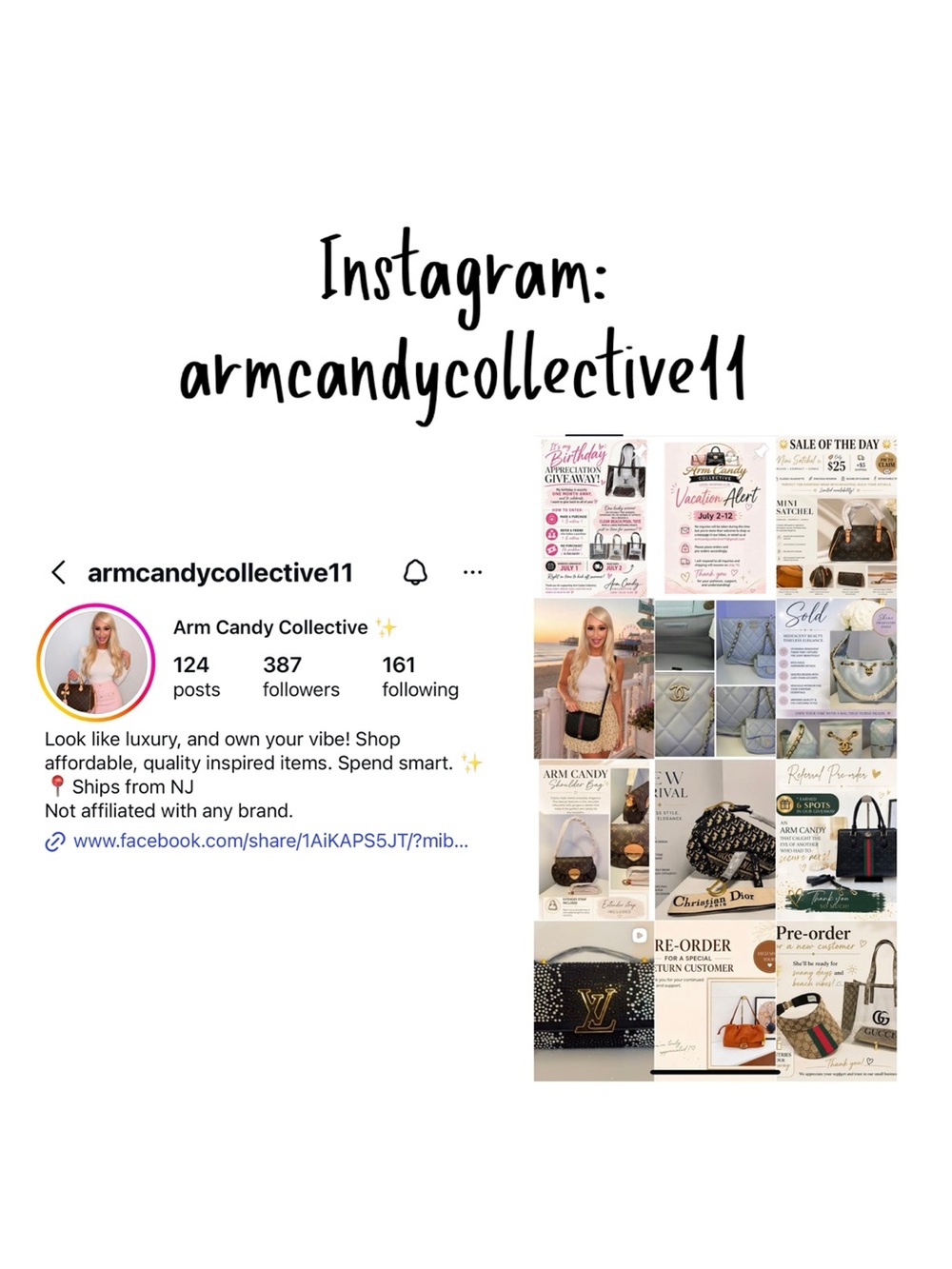 Follow armcandycollective11 on Instagram